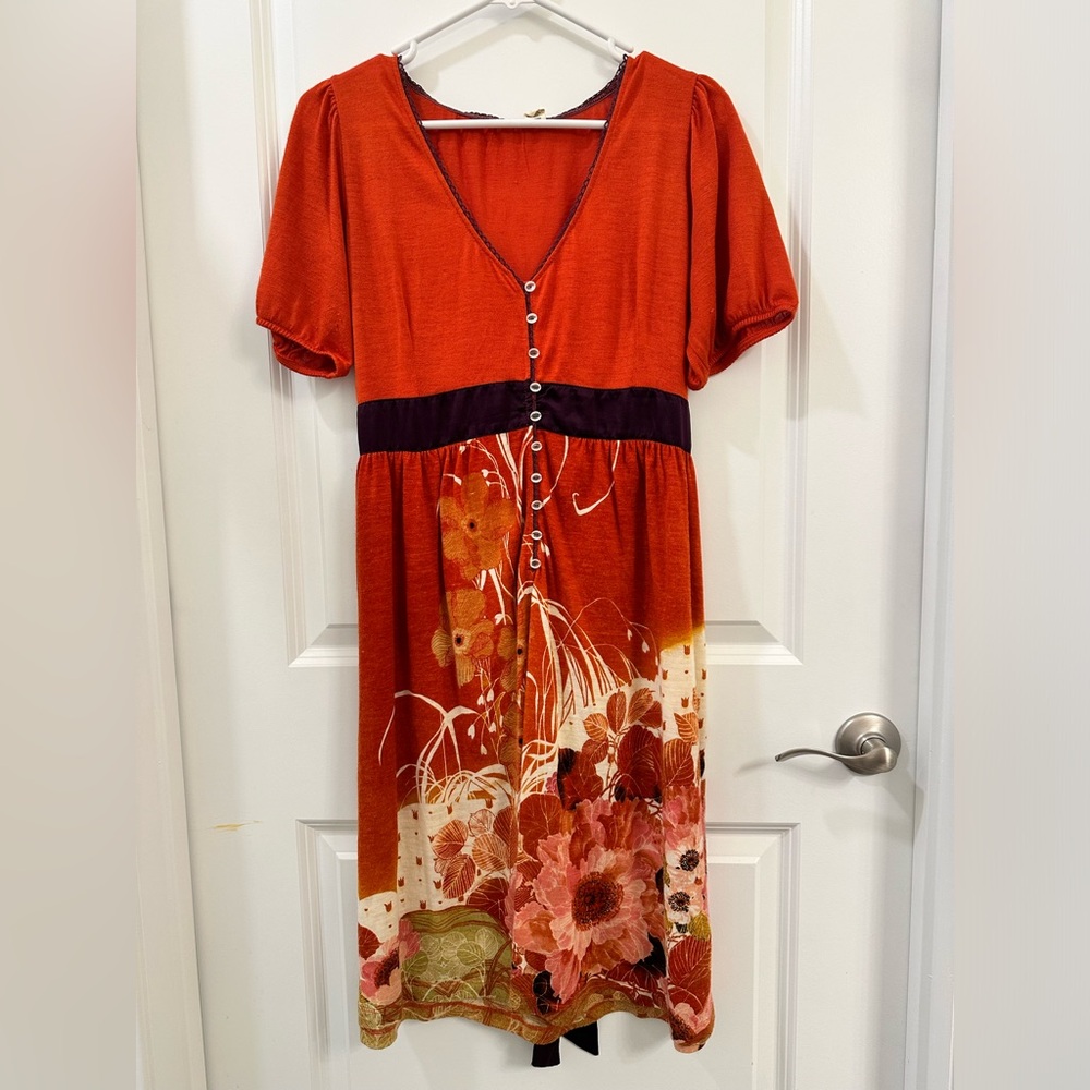Fall Floral Dress